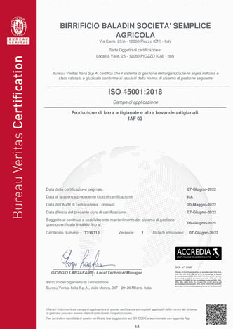 Certificazione ISO 45001:2018_ITA