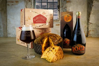 panettone al beermouth e noel orange e cacao baladin